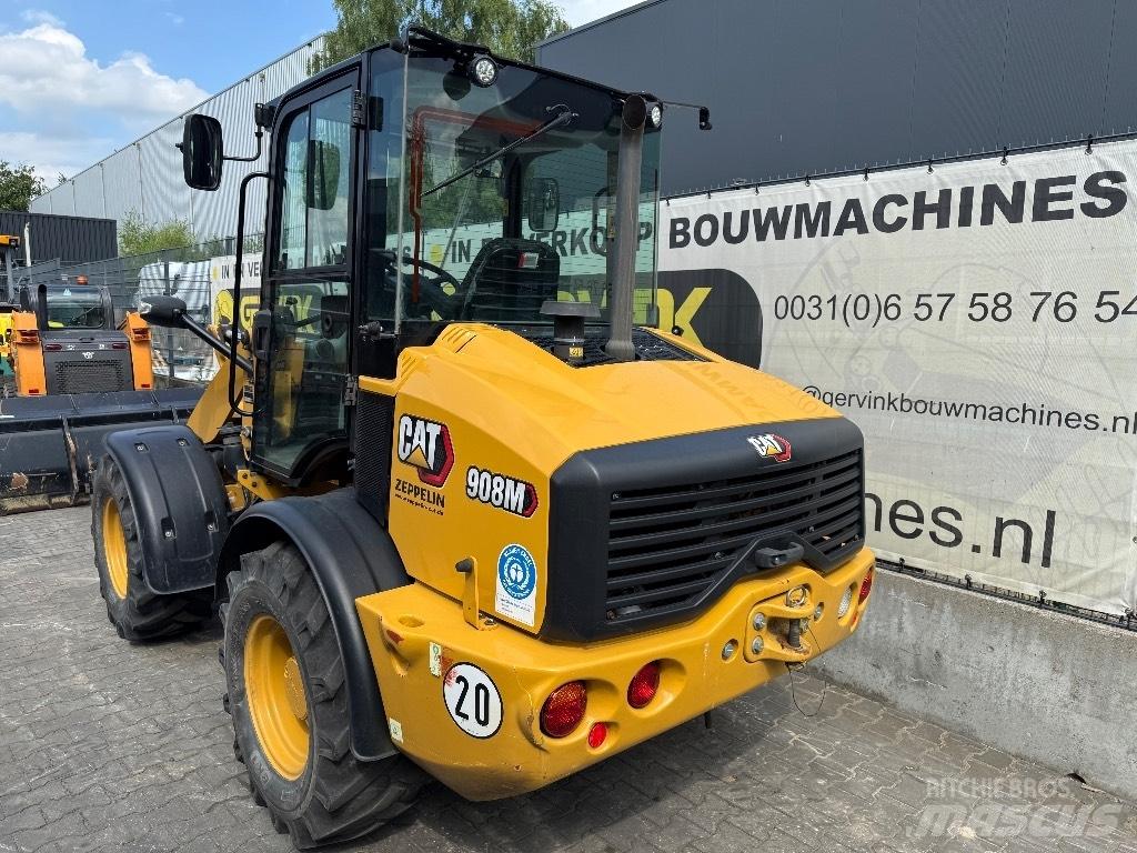 CAT 908 M Pás carregadoras de rodas
