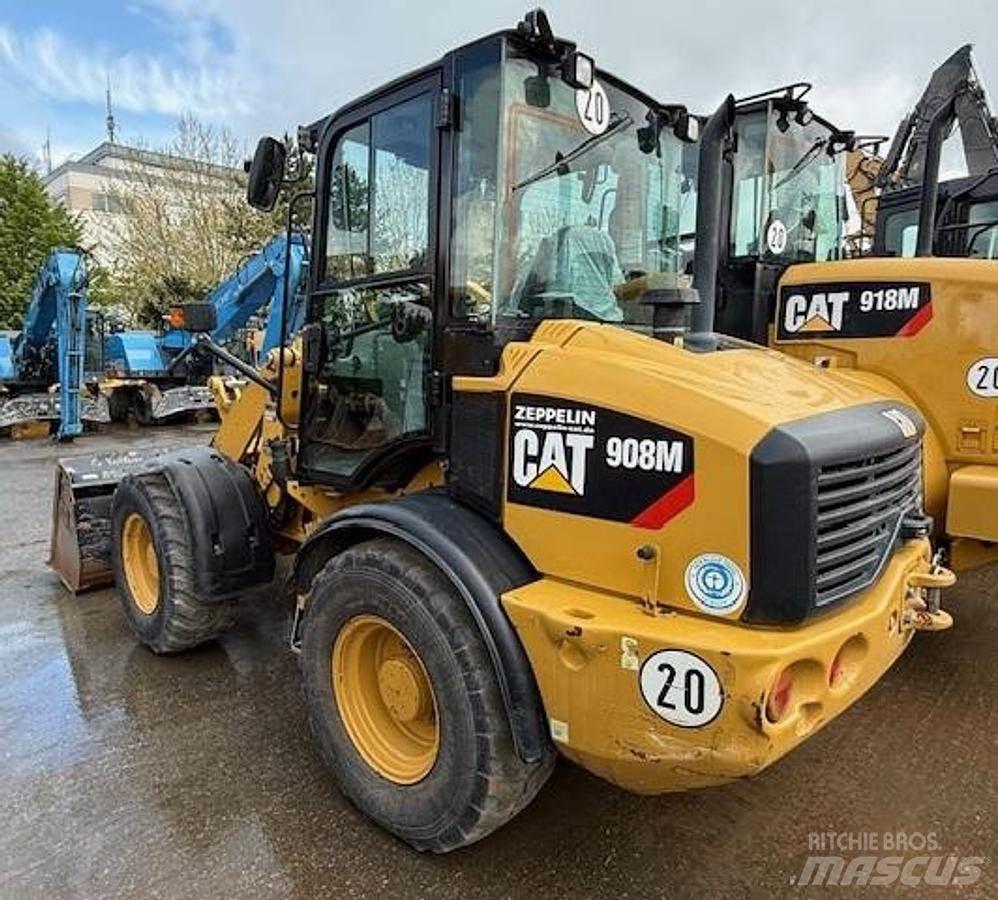 CAT 908M Pás carregadoras de rodas