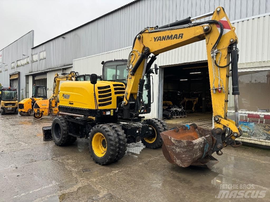 Yanmar B95W (40408) Escavadoras de rodas