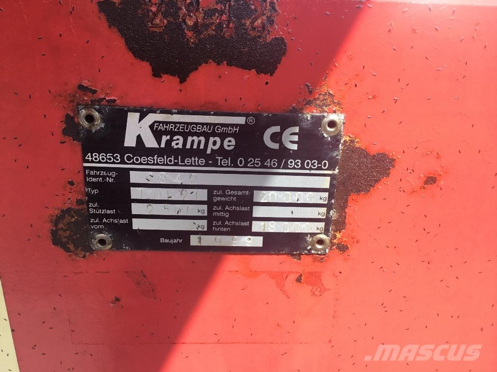 Krampe TWK21 Reboques Agrícolas basculantes