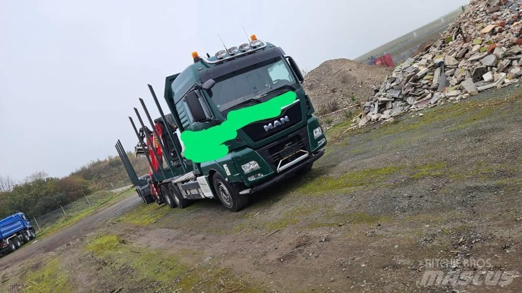 MAN TGX 26.580 Camiões de transporte de troncos