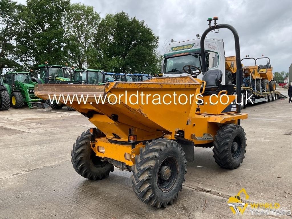 Thwaites 3 tonne Dumpers de obras