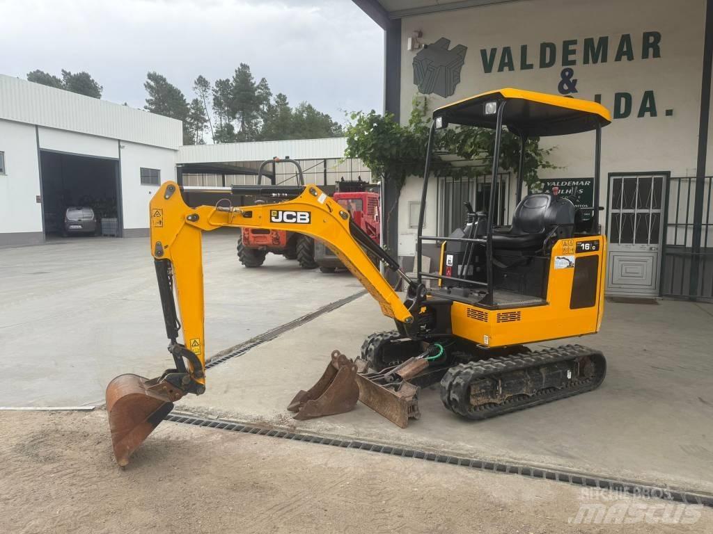 JCB 16 C-1, 821h Mini Escavadoras <7t