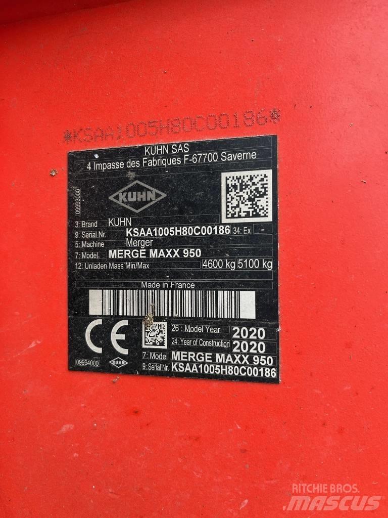 Kuhn Merge Maxx 950 Gadanheiras-fileiras