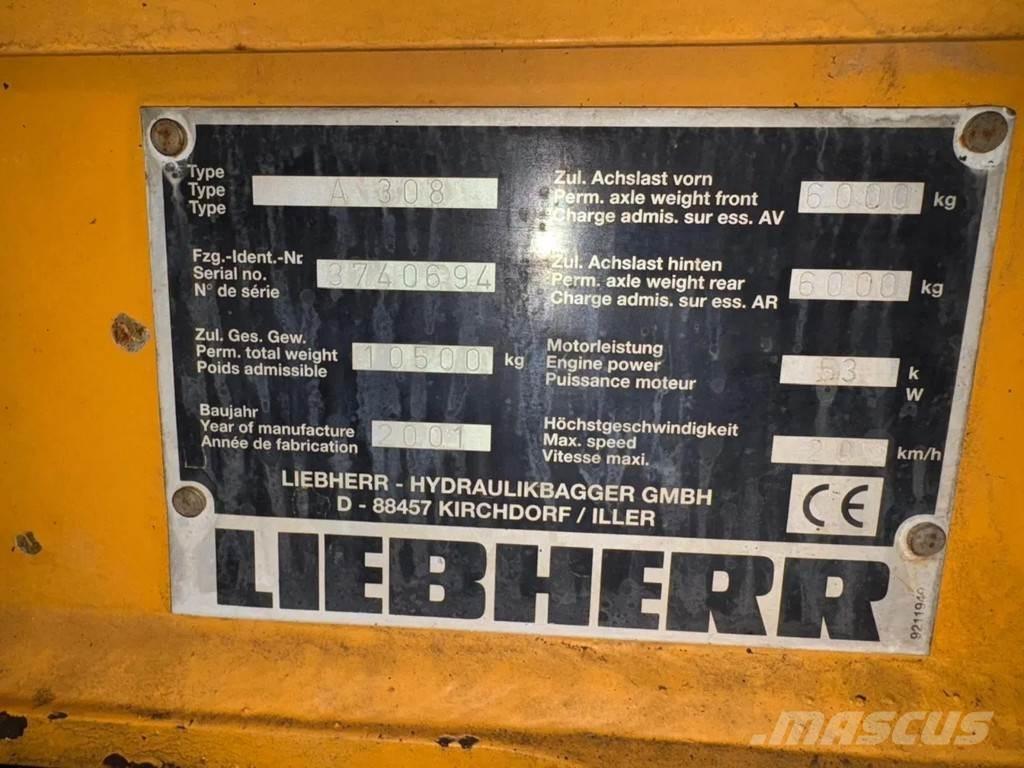 Liebherr A308 Escavadoras de rodas