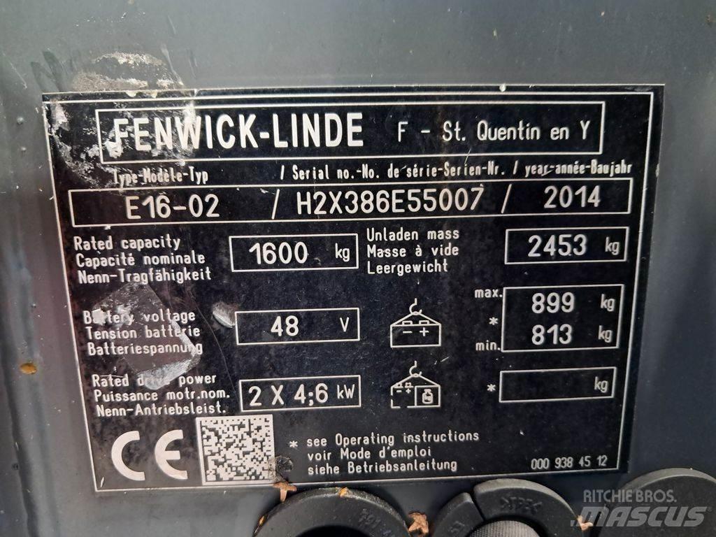 Linde E16-02 Empilhadores eléctricos