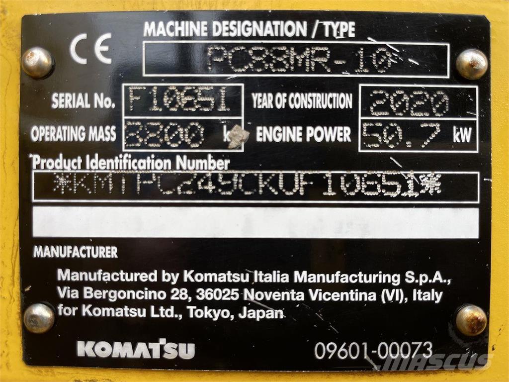 Komatsu PC88MR-10 Escavadoras de rodas