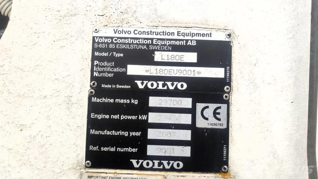 Volvo L 180 E Pás carregadoras de rodas