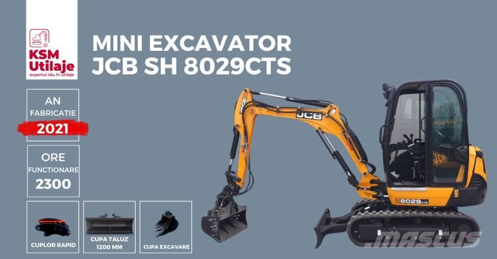 JCB 8029 CTS Mini Escavadoras <7t