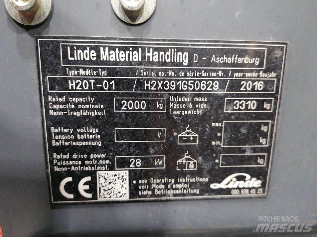 Linde H20T-01 Empilhadores a gás