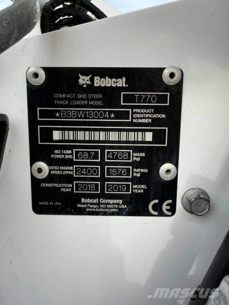 Bobcat T 770 Pás Carregadoras de rastos