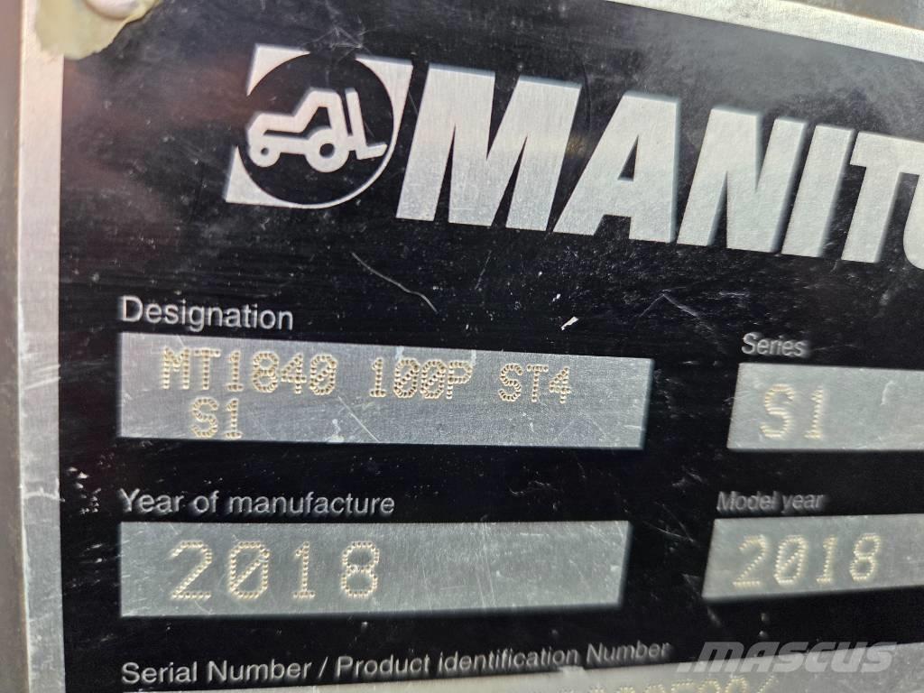 Manitou MT 1840 Manipuladores telescópicos