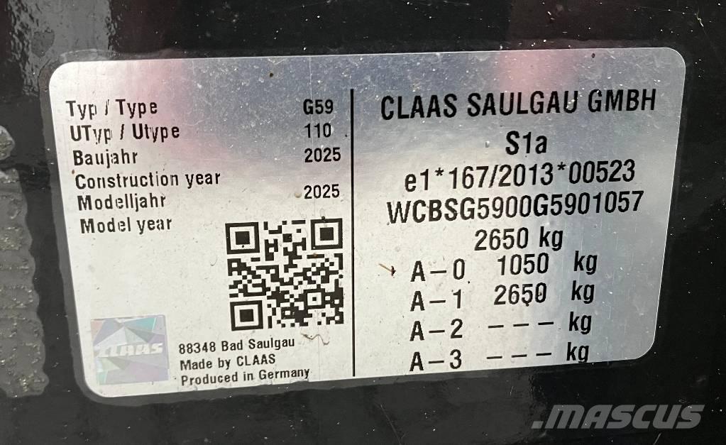 CLAAS Volto 1500 T Ancinho virador