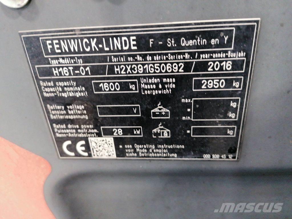 Linde H16T-01 Empilhadores a gás