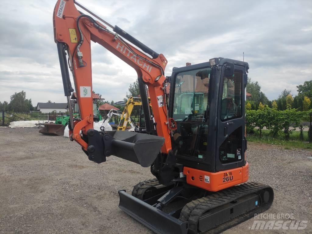 Hitachi ZX 26 U-6 Mini Escavadoras <7t