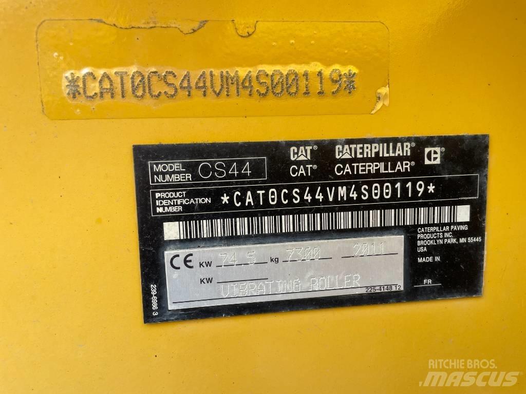 CAT CS44 Cilindros Compactadores monocilíndricos
