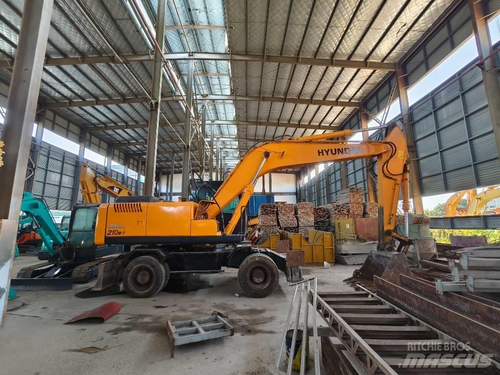 Hyundai R210w-7 Escavadoras de rodas