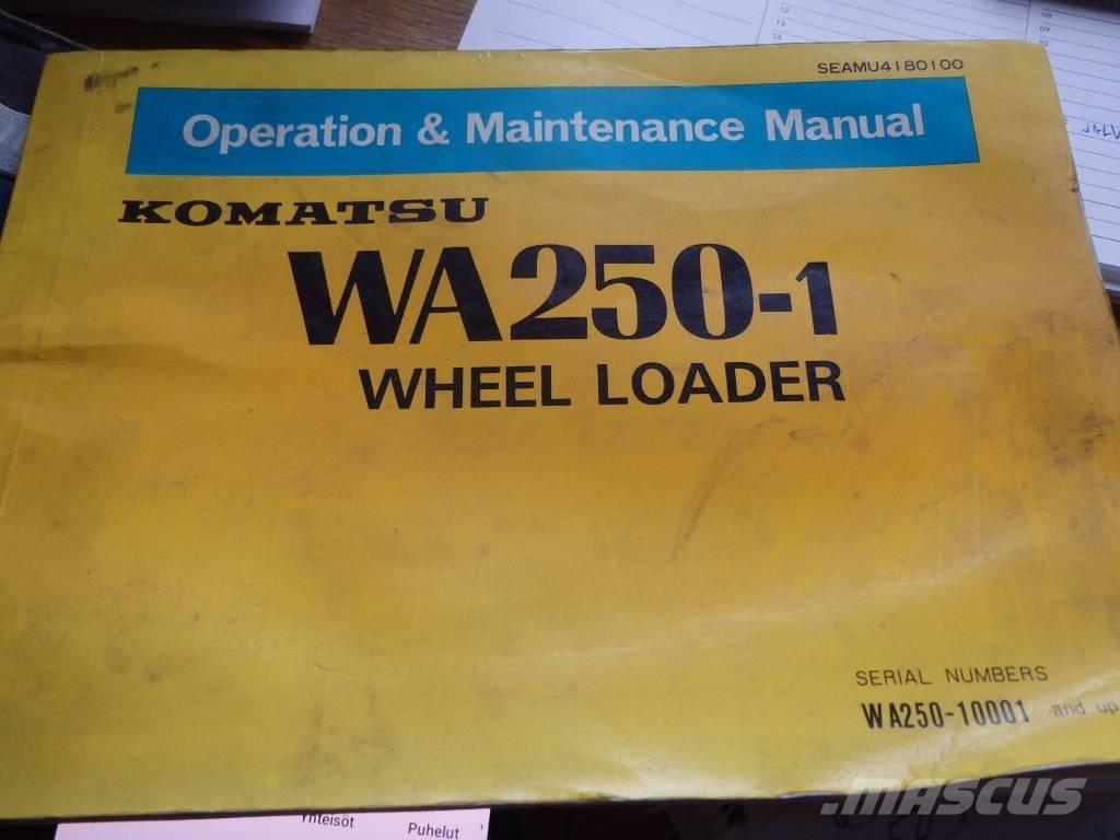 Komatsu WA 250-1 Pás carregadoras de rodas