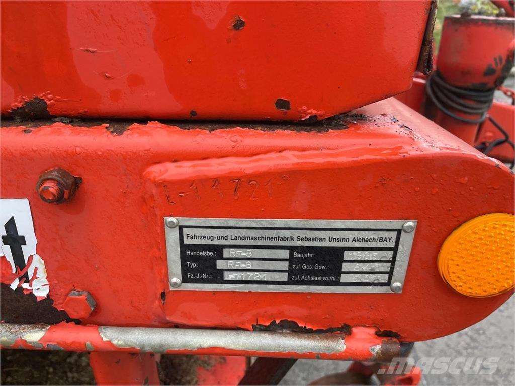 Unsinn RF-8 Colectores de recepção, sopradores e elevadores