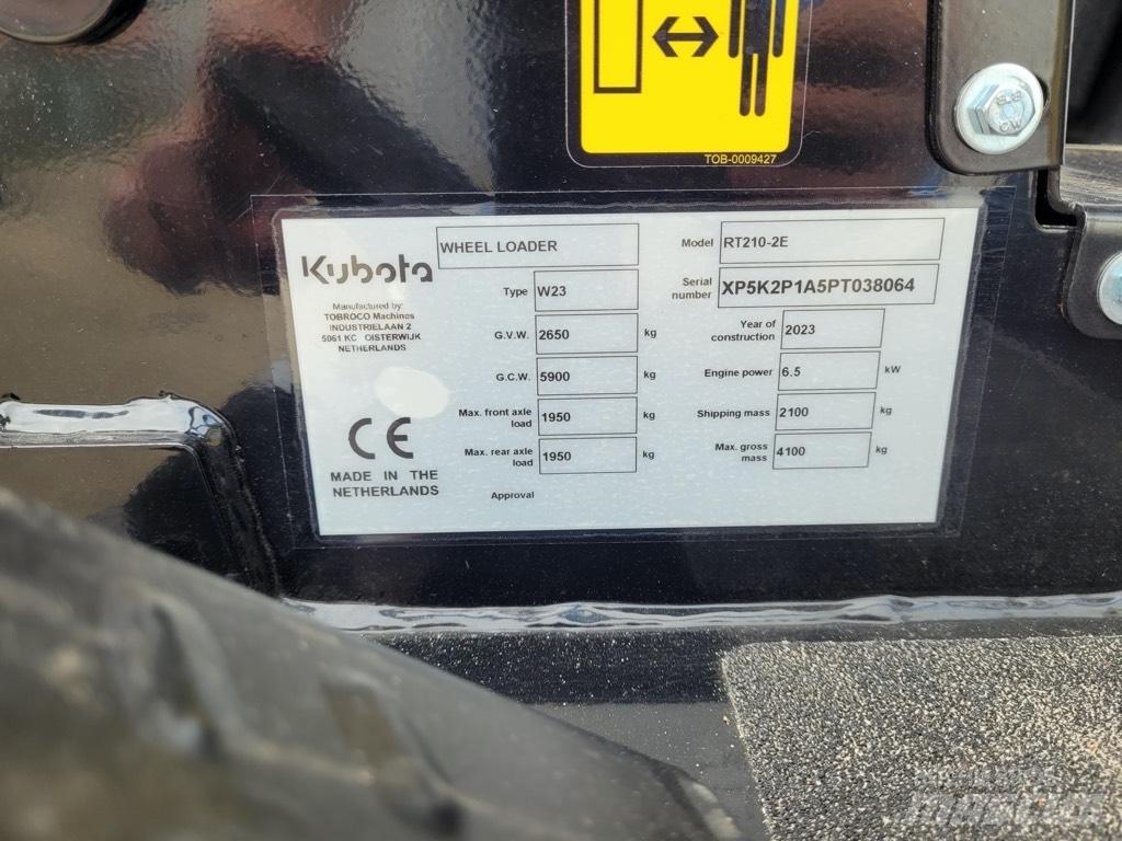 Kubota RT210-2E Pás carregadoras de rodas