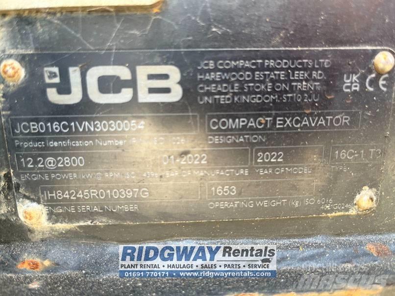 JCB 16 C-1 Mini Escavadoras <7t