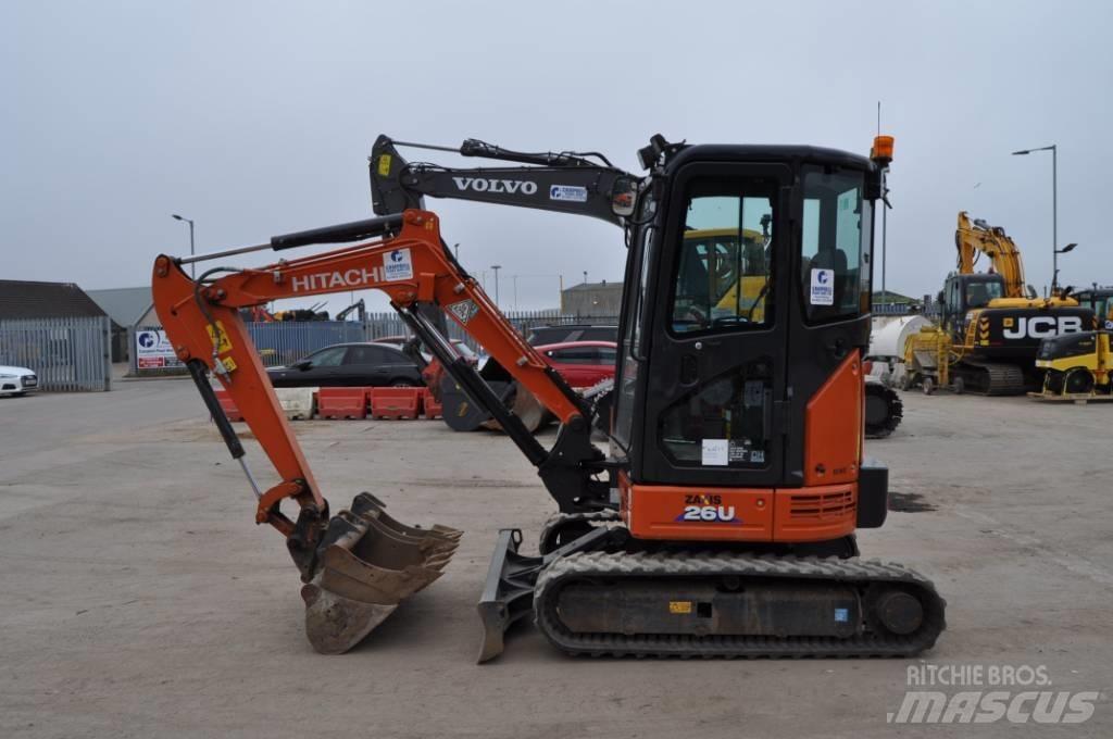 Hitachi ZX 26 U-6 Mini Escavadoras <7t