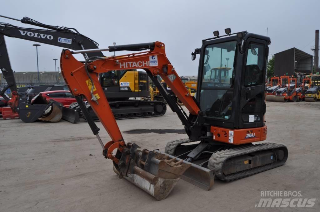 Hitachi ZX 26 U-6 Mini Escavadoras <7t