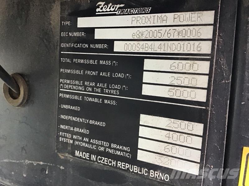 Zetor Proxima 120 Tratores Agrícolas usados