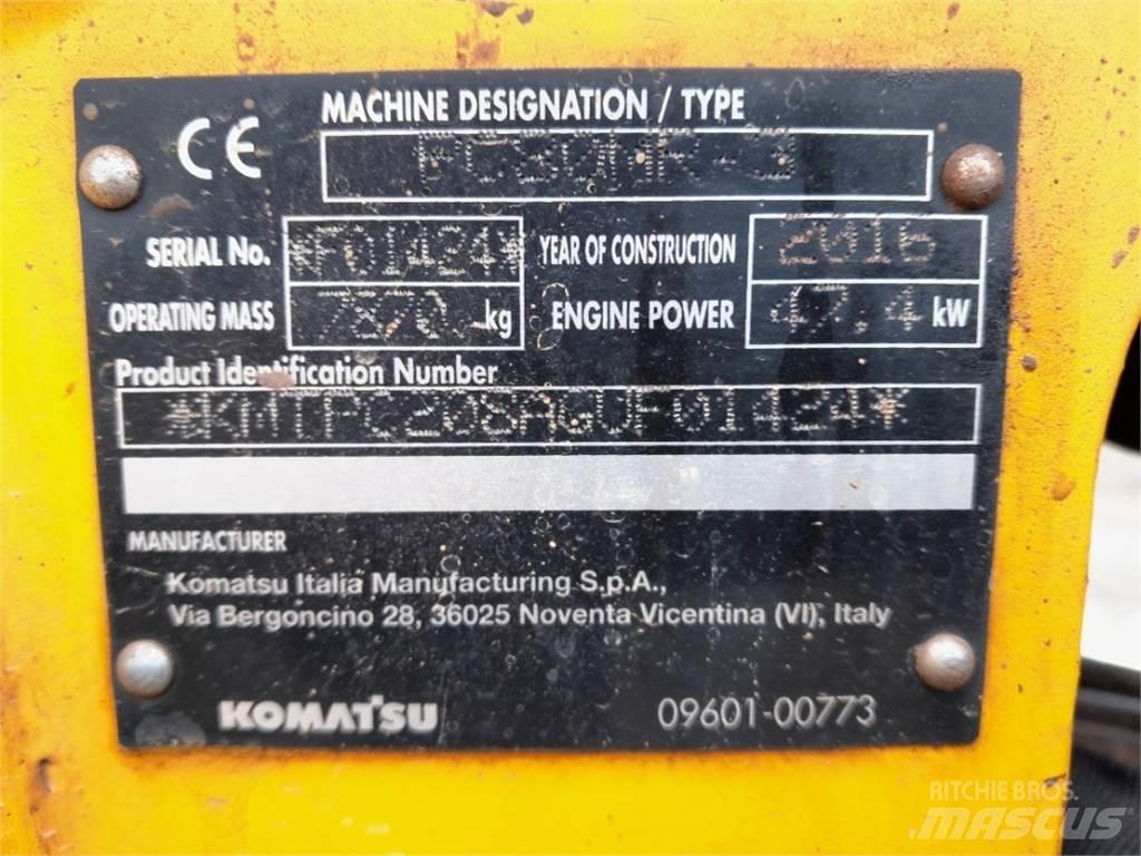 Komatsu PC80 Mini Escavadoras <7t