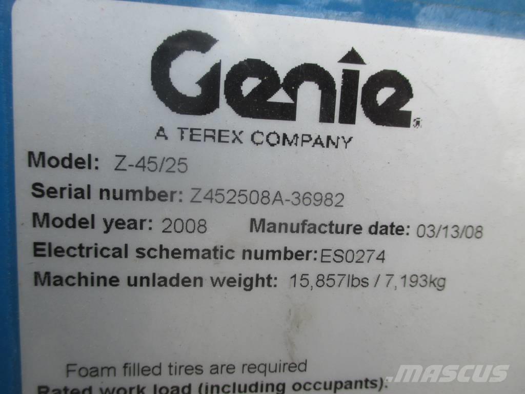 Genie Z 45/25 J DC Elevadores braços articulados