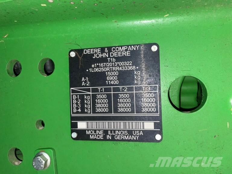 John Deere 6R 250 Tratores Agrícolas usados