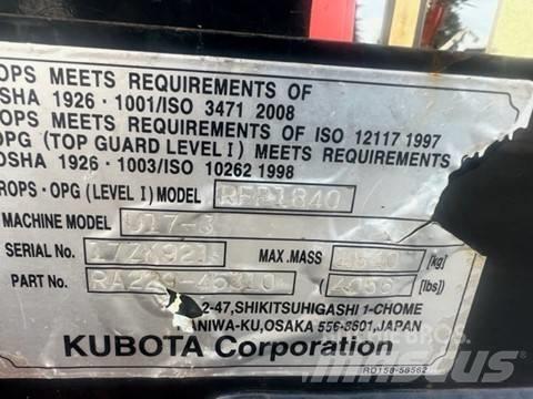 Kubota U 17-3 Mini Escavadoras <7t