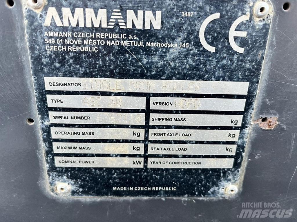 Ammann ASC 30 Cilindros Compactadores monocilíndricos