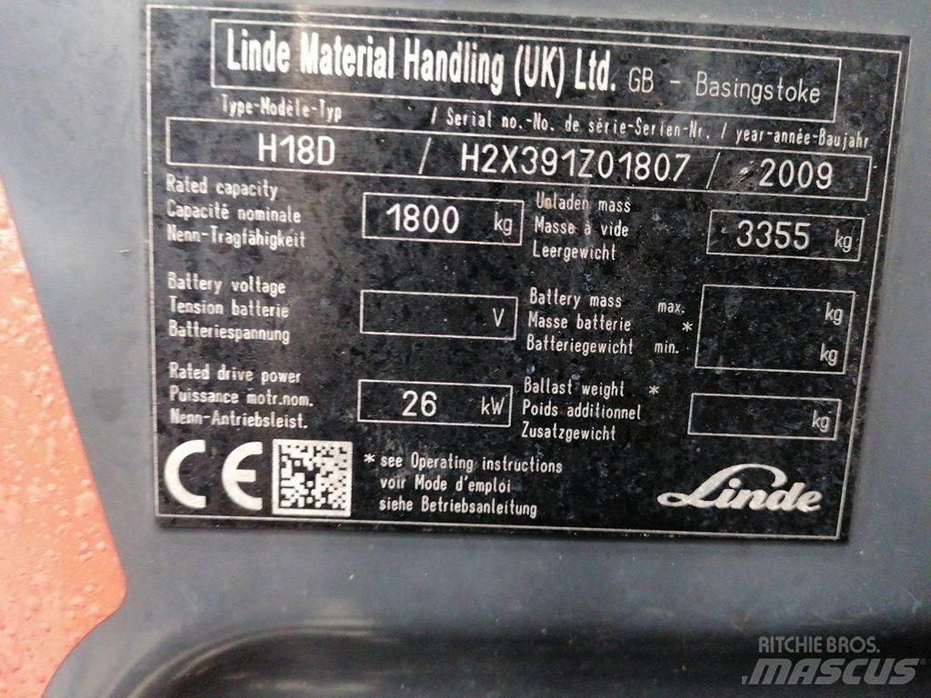 Linde H18D Empilhadores Diesel
