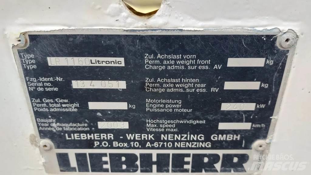 Liebherr LR 1160 Gruas de rastos