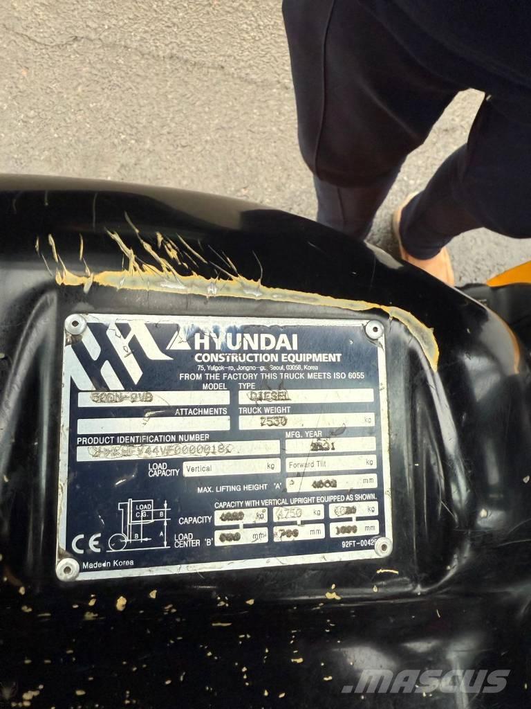 Hyundai 50 DN-9 VB Empilhadores Diesel