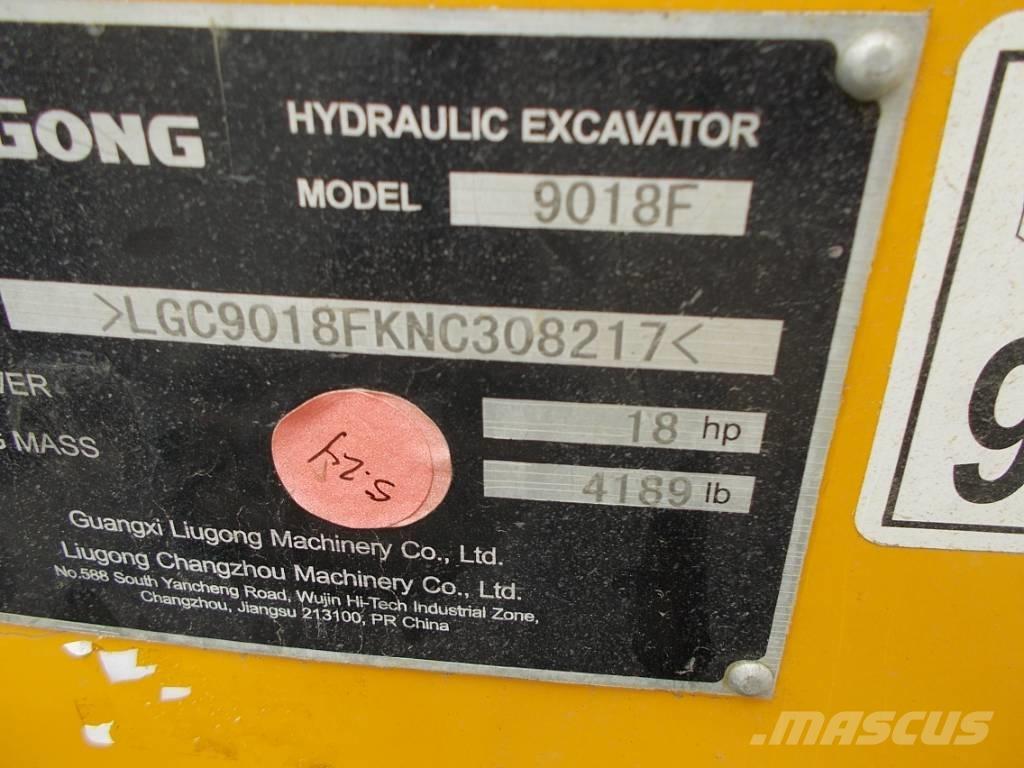 LiuGong 9018 F Mini Escavadoras <7t