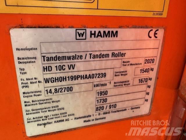 Hamm HD 10 C Cilindros Compactadores tandem
