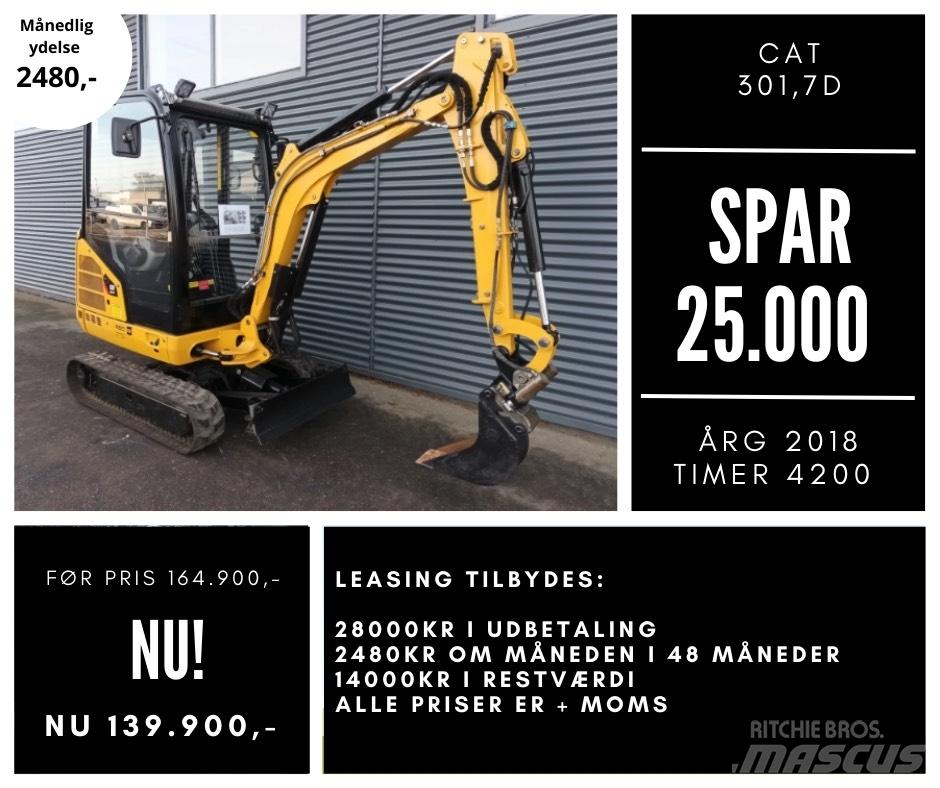 CAT 301,7d Mini Escavadoras <7t