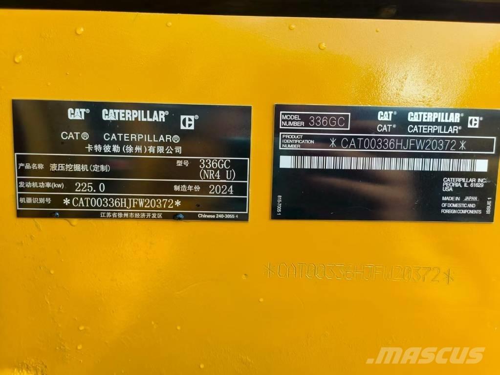 CAT 336GC Escavadoras de rastos