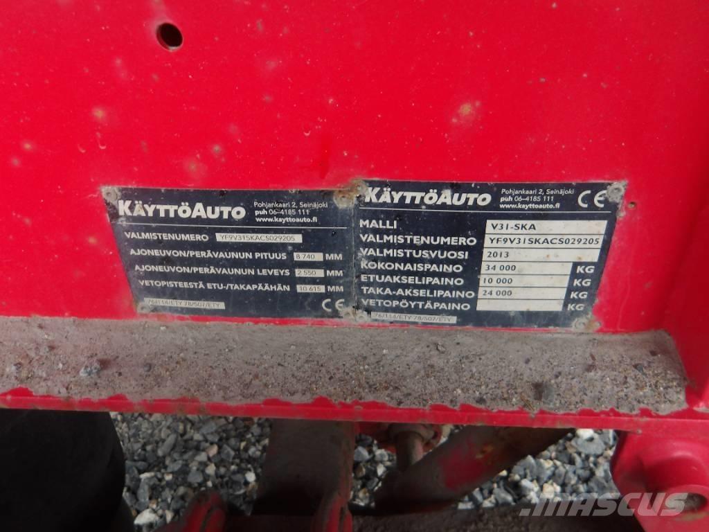  Käyttöauto V31 4 aks Reboques basculantes