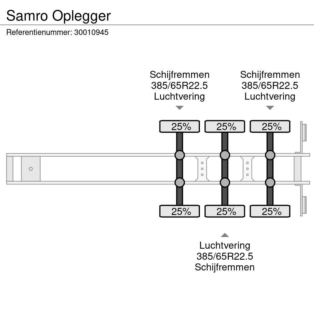 Samro Oplegger Semi Reboques Cortinas Laterais