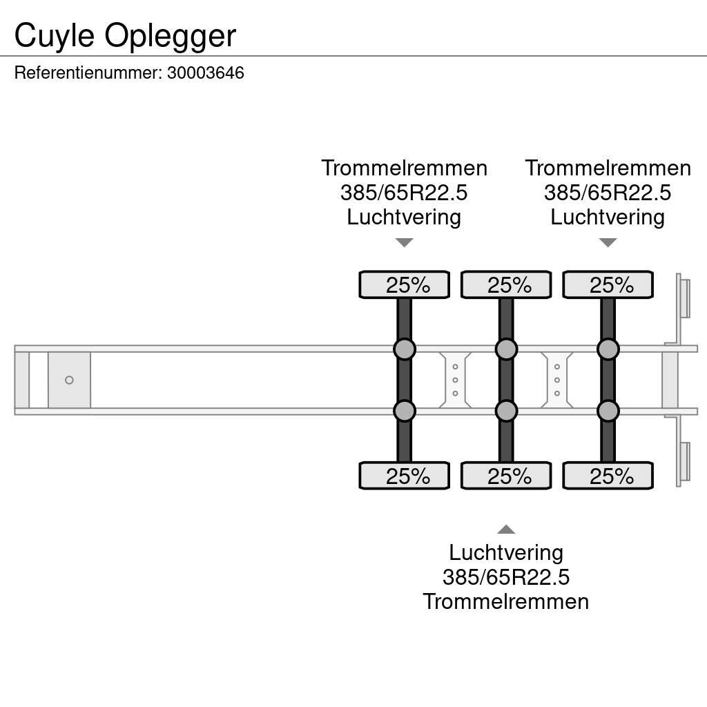  Cuyle Oplegger Semi Reboques estrado/caixa aberta