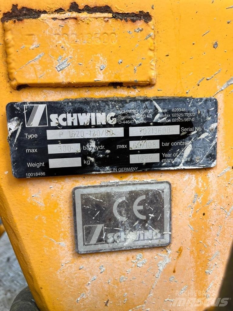 Schwing P1620-120/80 Camiões bomba Betão