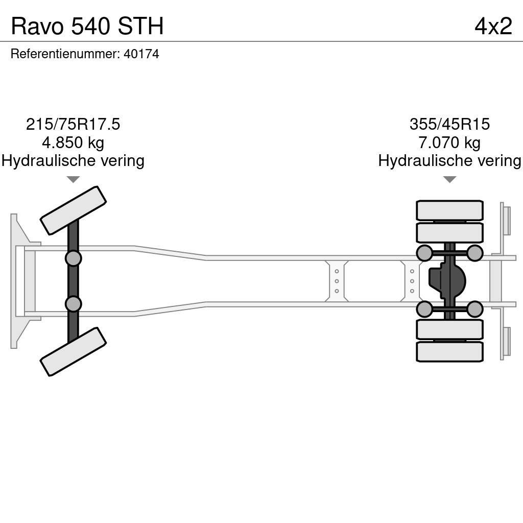 Ravo 540 STH Camiões varredores