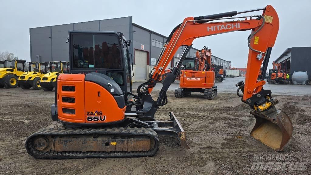 Hitachi ZX55-5A CLR Mini Escavadoras <7t