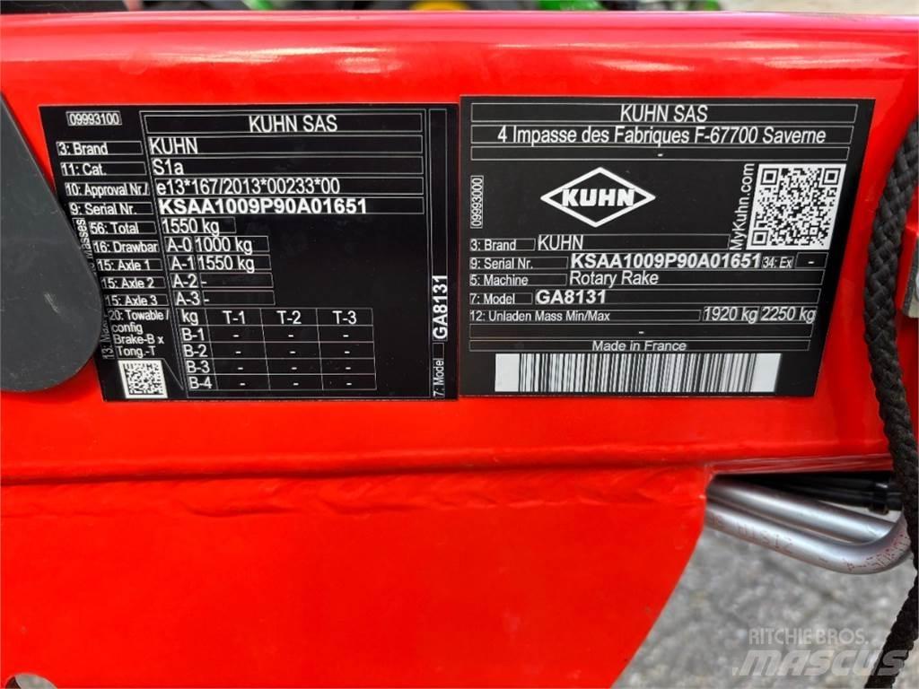 Kuhn GA 8131 Encordoadores de Feno