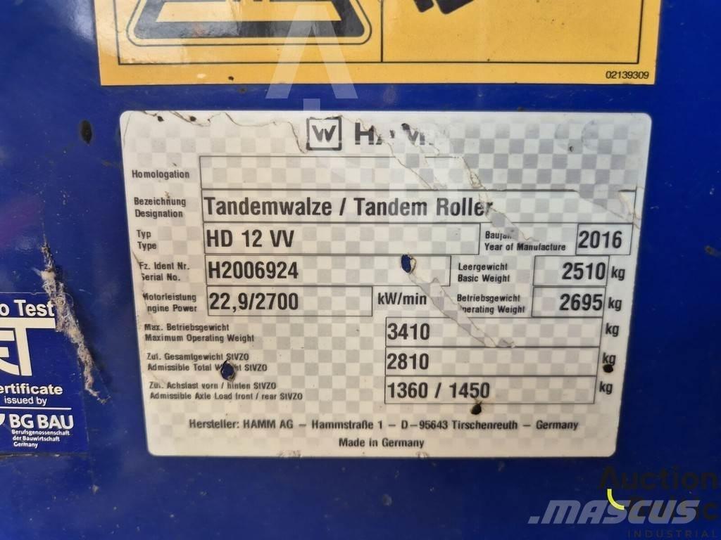 Hamm HD 12 VV Cilindros Compactadores - Outros