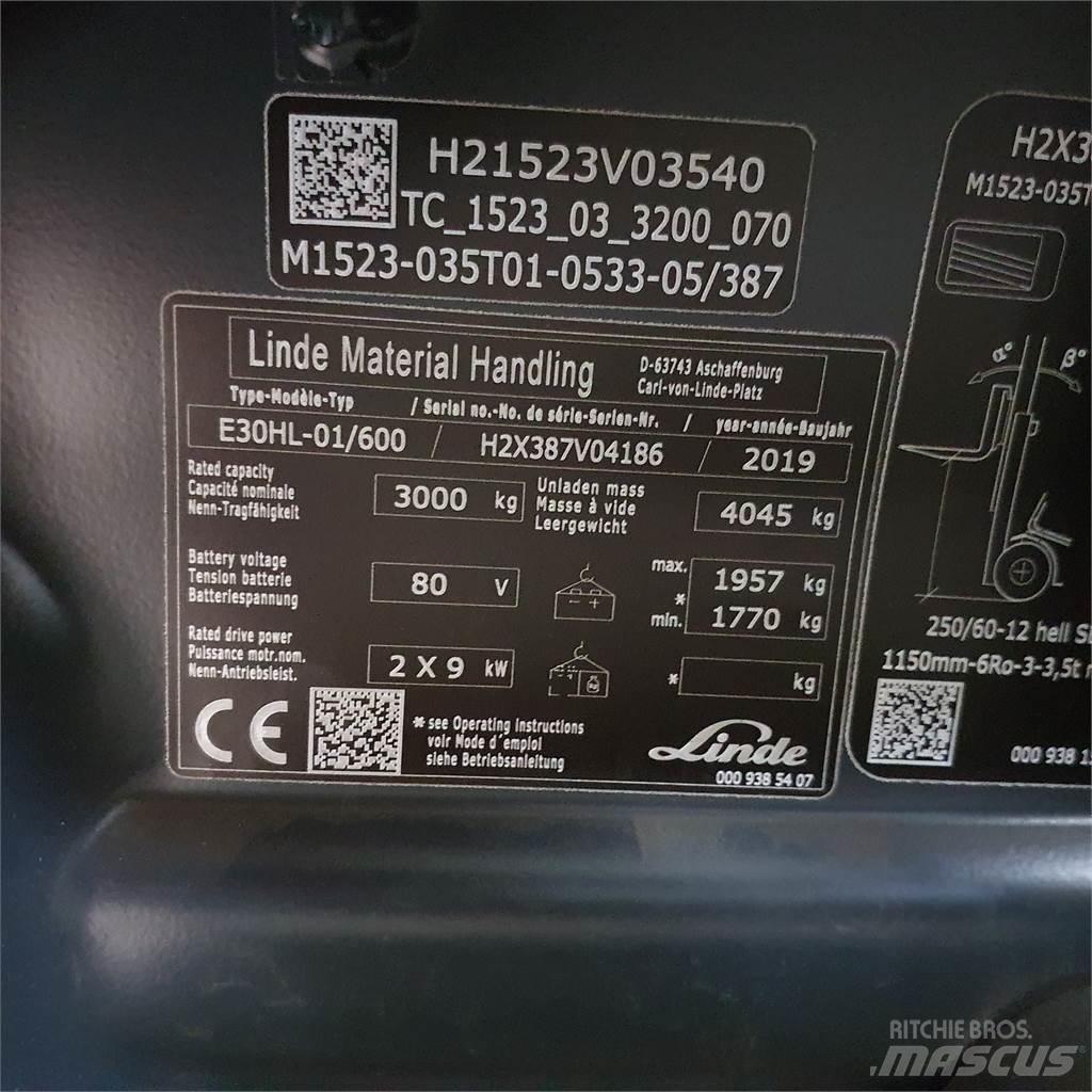 Linde #N/A Empilhadores eléctricos