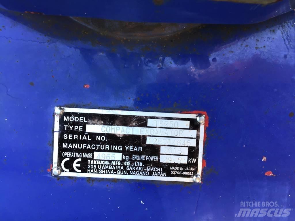 Takeuchi TB 250 Mini Escavadoras <7t